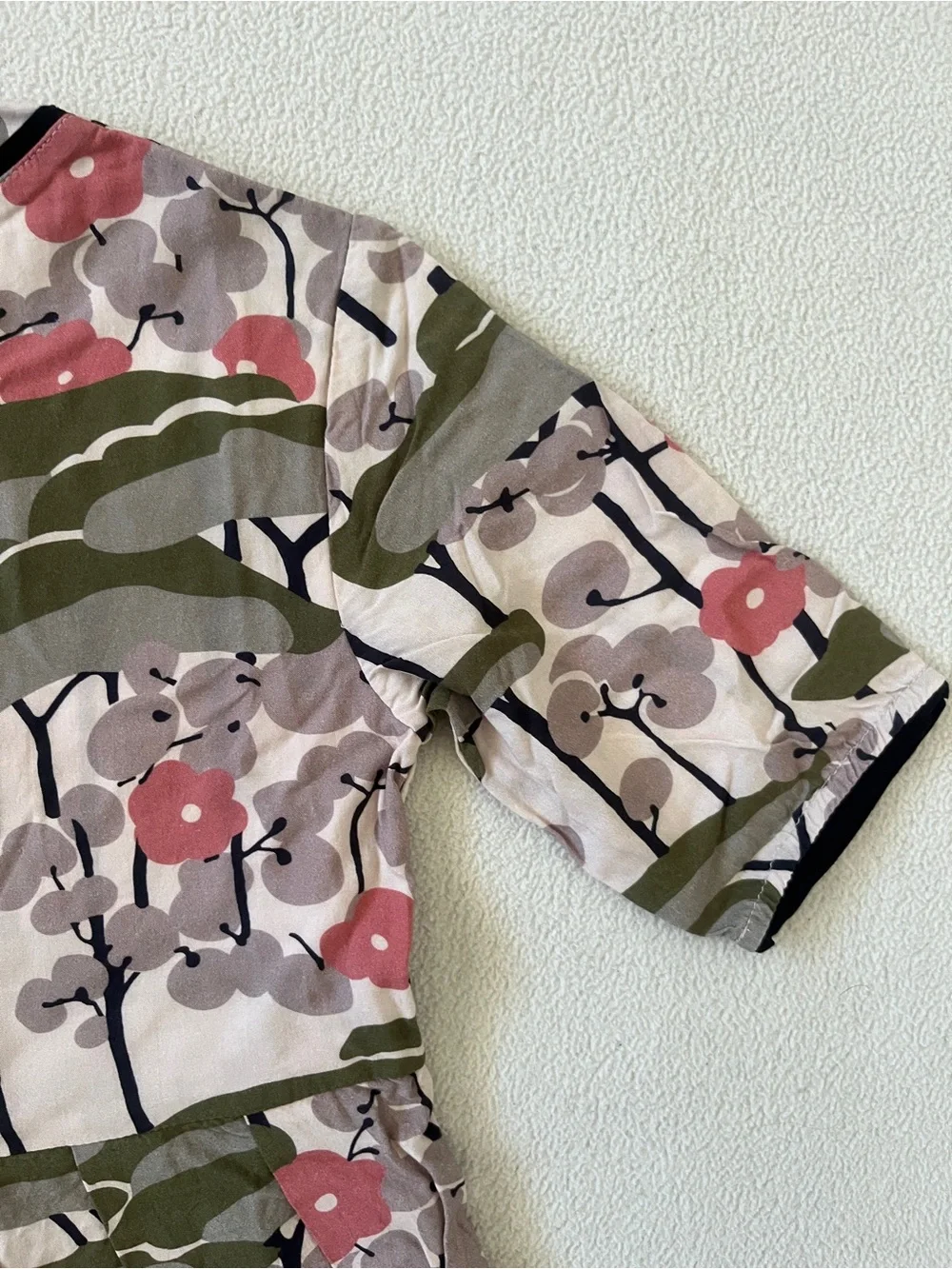 Caramel London Girls’ Viscose Japanese Inspired Print Tree Floral Designer Dress
